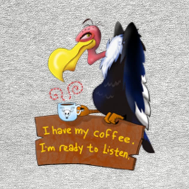 coffee Vulture by wolfmanjaq